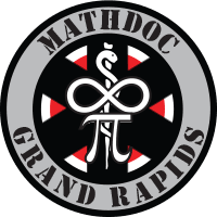 Mathdoc Logo - Infinity and Pi - left side.